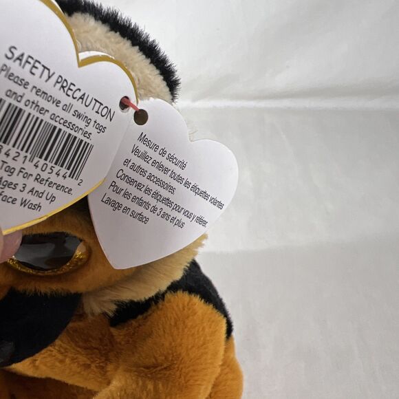 Ty - Beanie Babies - ACE the Dog - NWT - Beanies - DOB May 25 - 2021 - Shephard - Picture 5 of 9